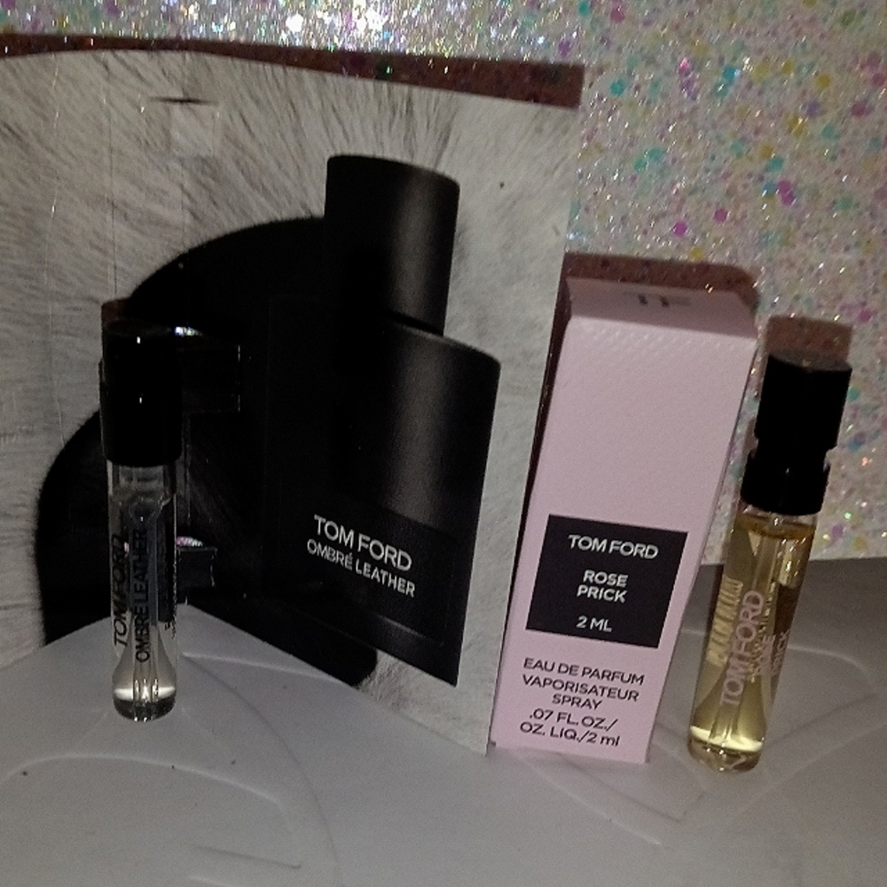 TOM FORD OMBRE LEATHER AND ROSE PRICK SAMPLES